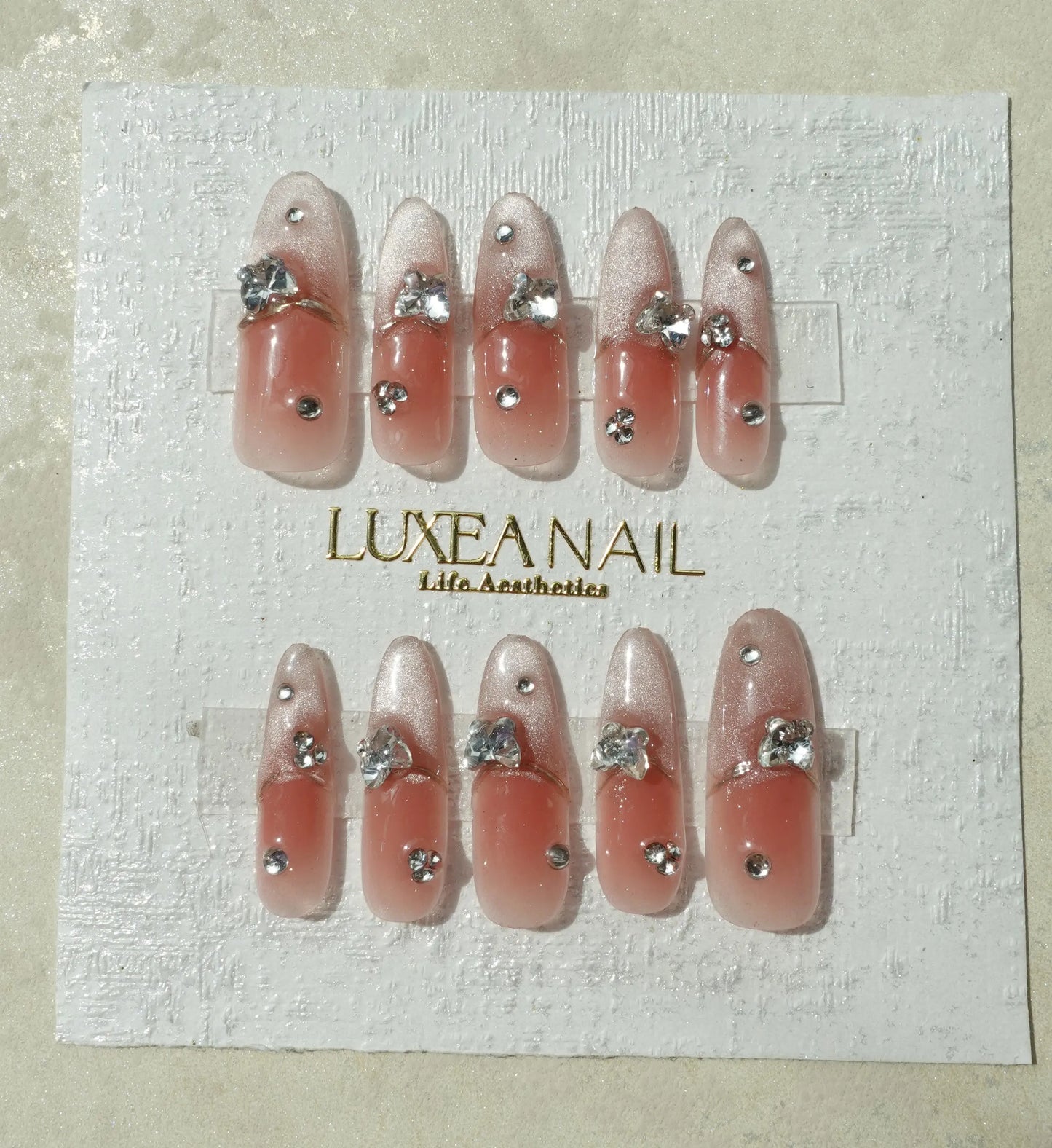 Special-White-Almond-30mm-Press On Nail