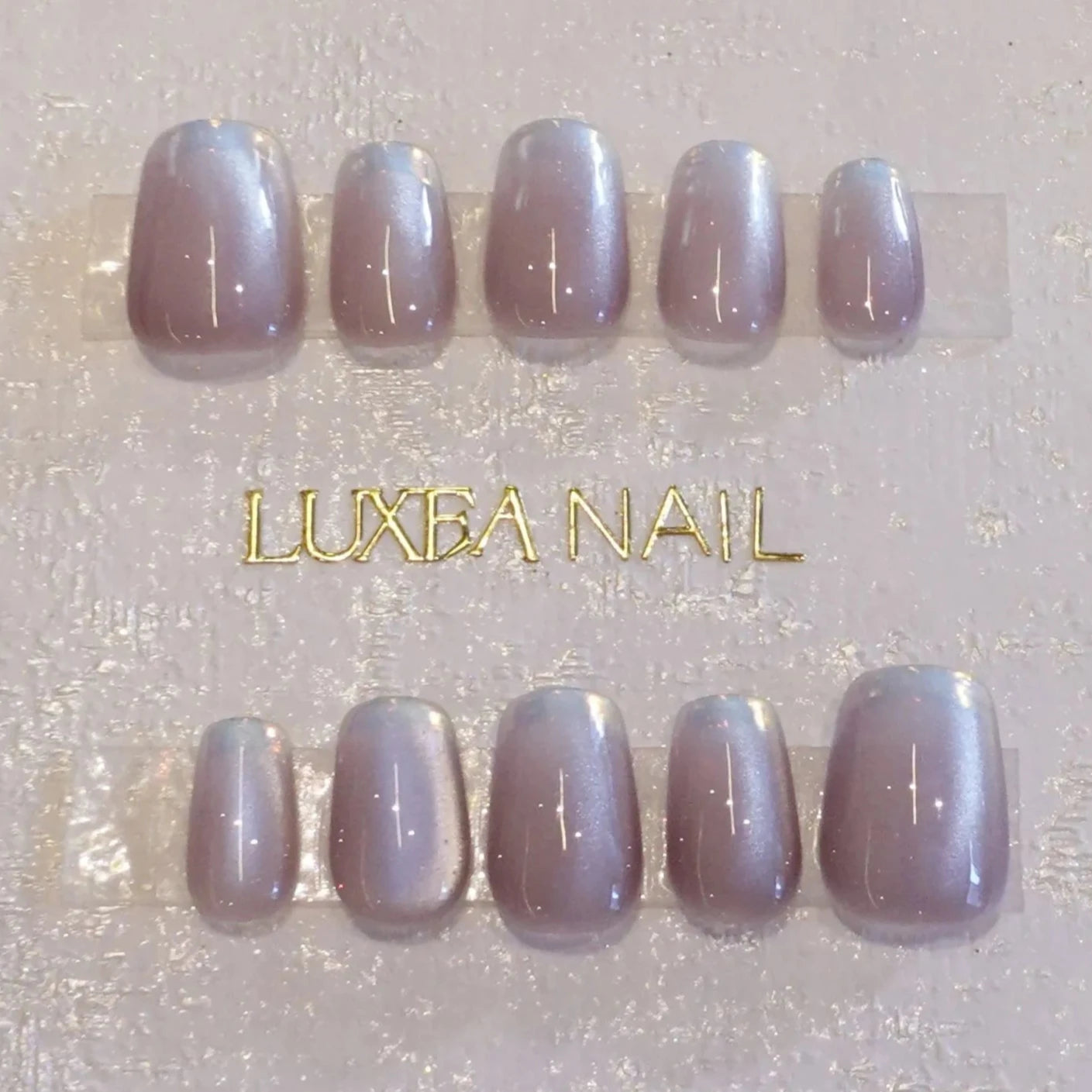 Classy-Purple-Square-18mm-Press On Nail