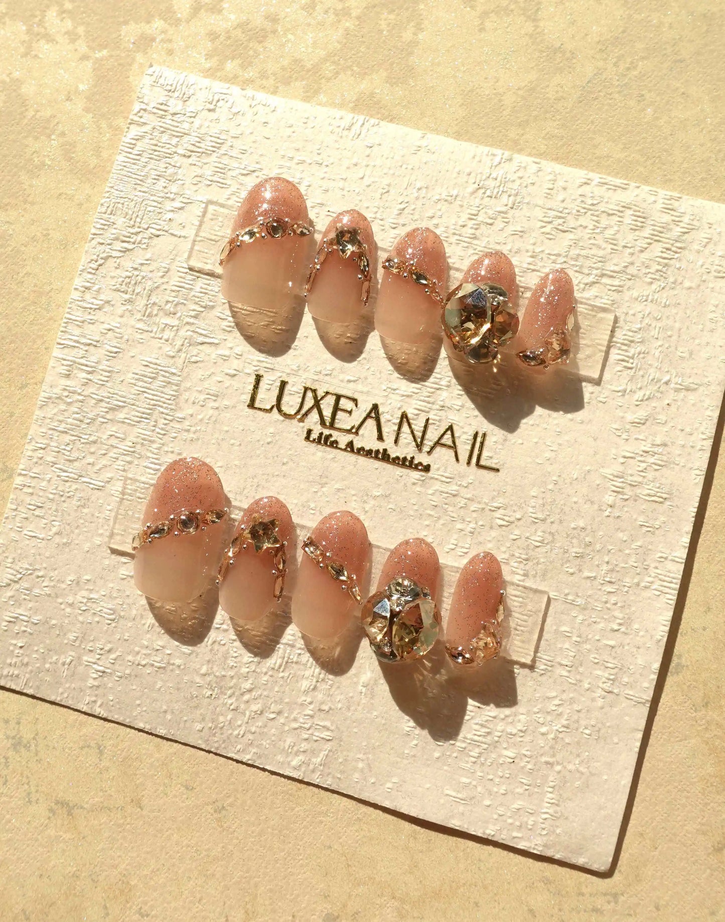 Luxy-Pink-Oval-18mm-Press On Nail