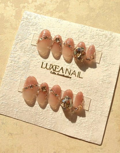 Luxy-Pink-Oval-18mm-Press On Nail