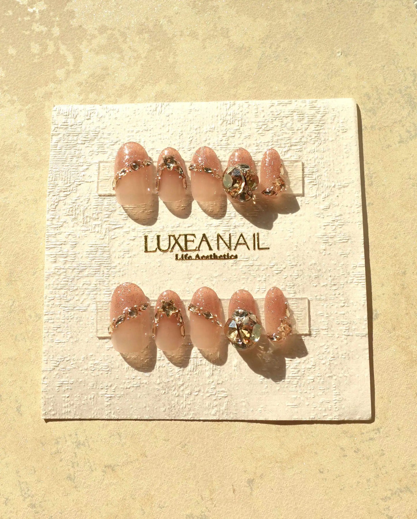 Luxy-Pink-Oval-18mm-Press On Nail