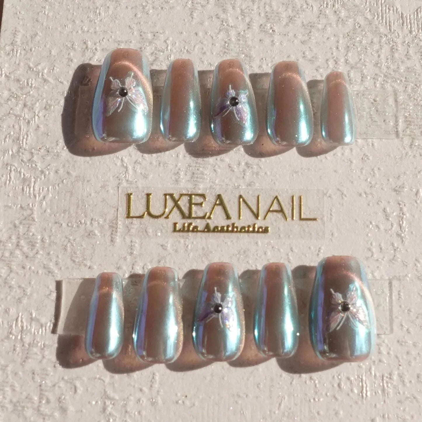 Special-Holographic-Coffin-20mm-Press On Nail