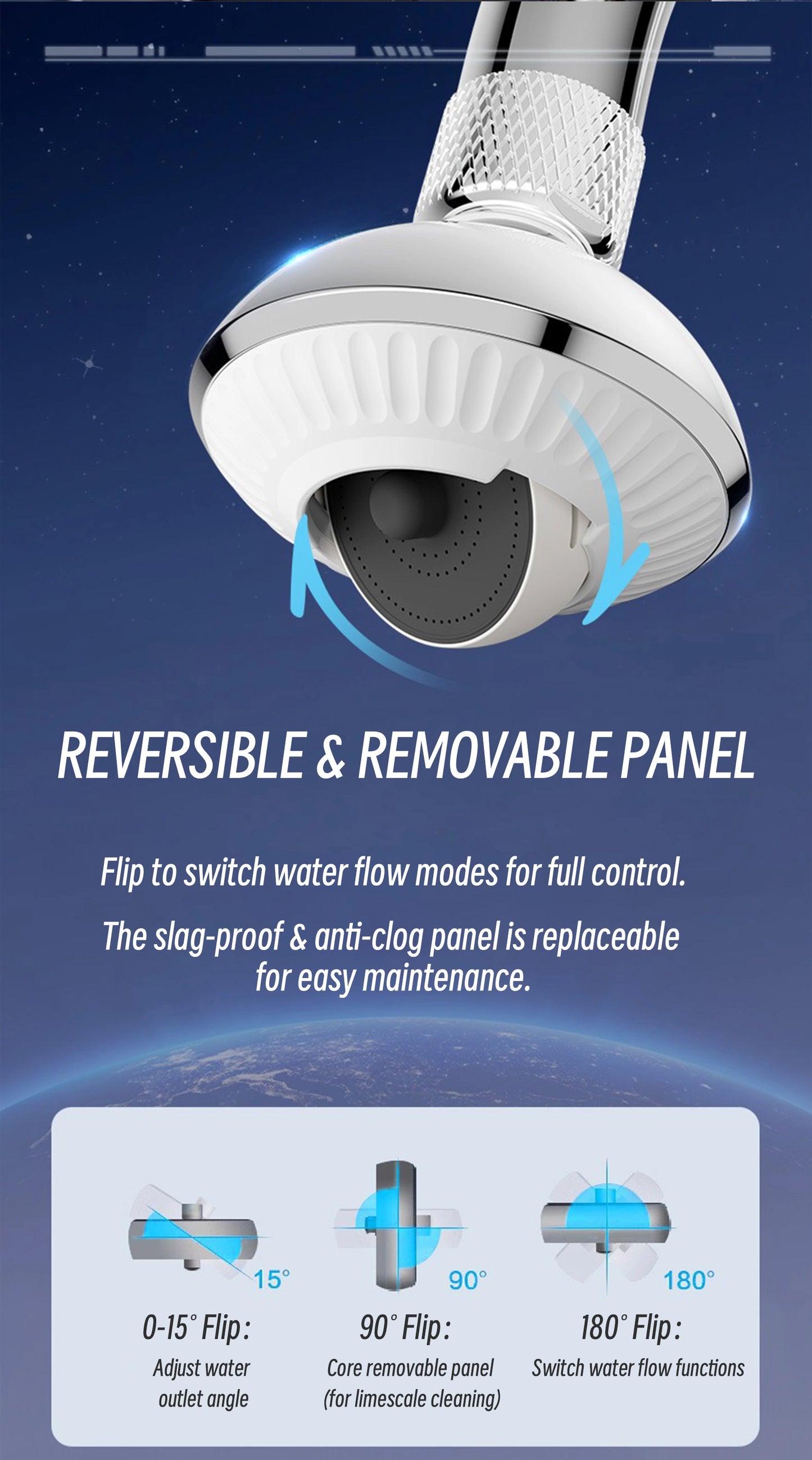 New design UFO-shaped Faucet - Splash-proof with Metallic Paint