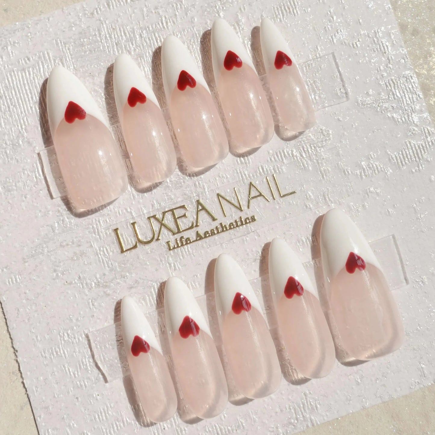 Classy-White-Stiletto-30mm-Press On Nail