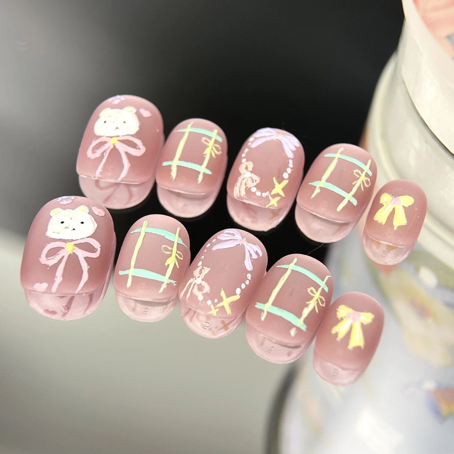 Classy-Pink-Squoval-15mm-Press On Nail